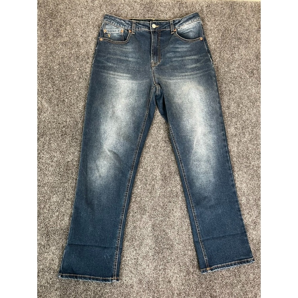 Frye Jeans Women's Cotton/Polyester/Spandex Straight Leg High Rise Size 8/29